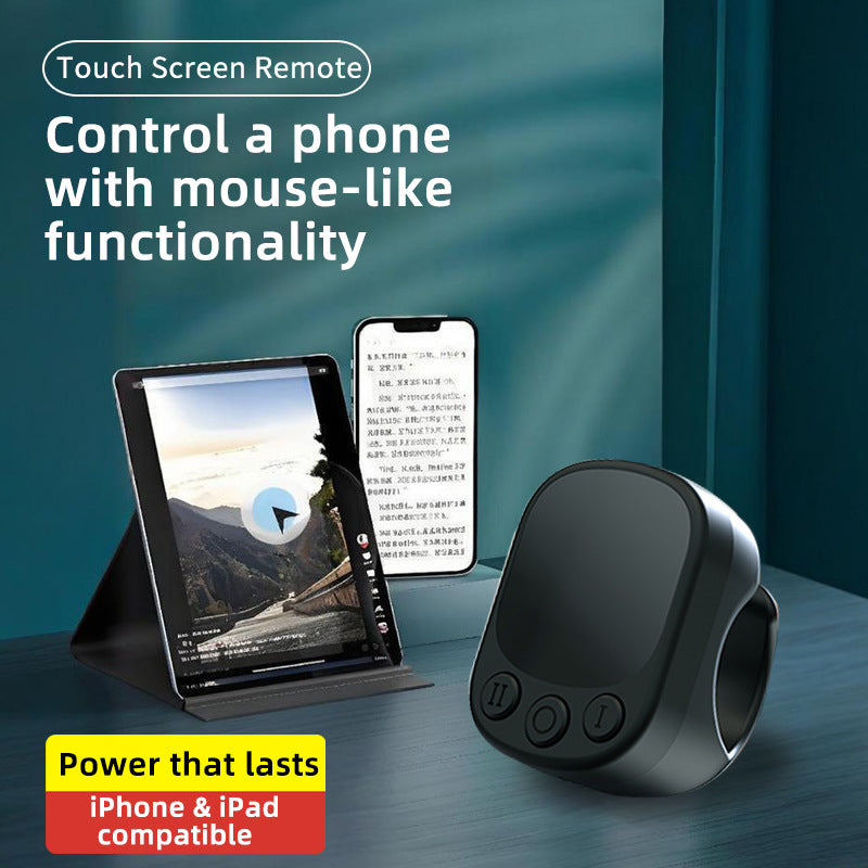 Touchscreen Ring Remote E-Book PageTurner